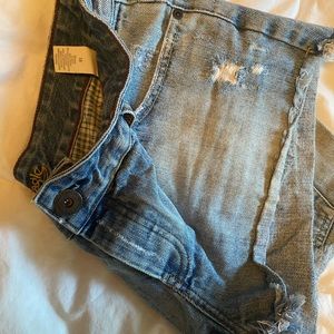 Denim shorts